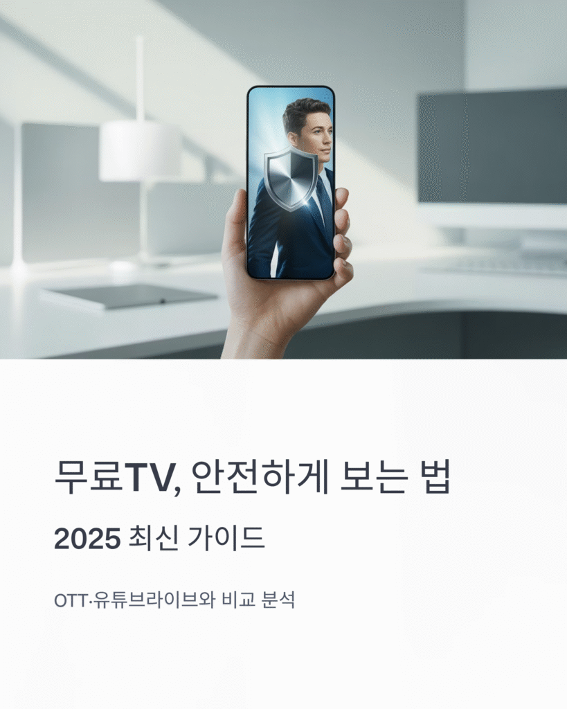 📺 무료TV 안전하게 보는 방법|OTT·유튜브라이브 비교 분석 (2025 최신 가이드)