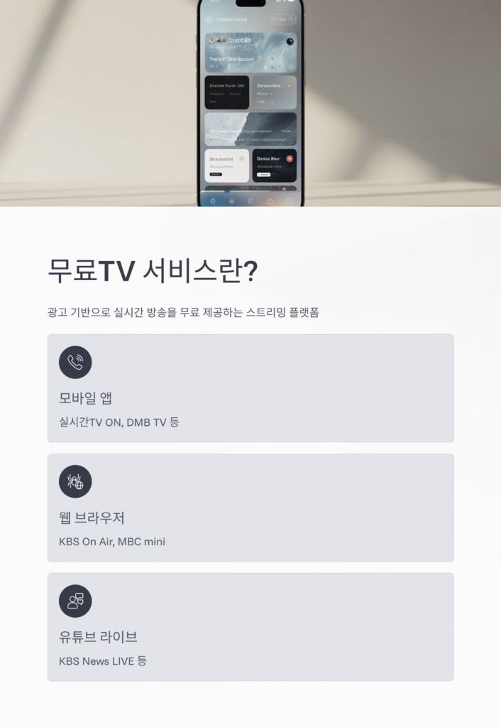 📺 무료TV 안전하게 보는 방법|OTT·유튜브라이브 비교 분석 (2025 최신 가이드)