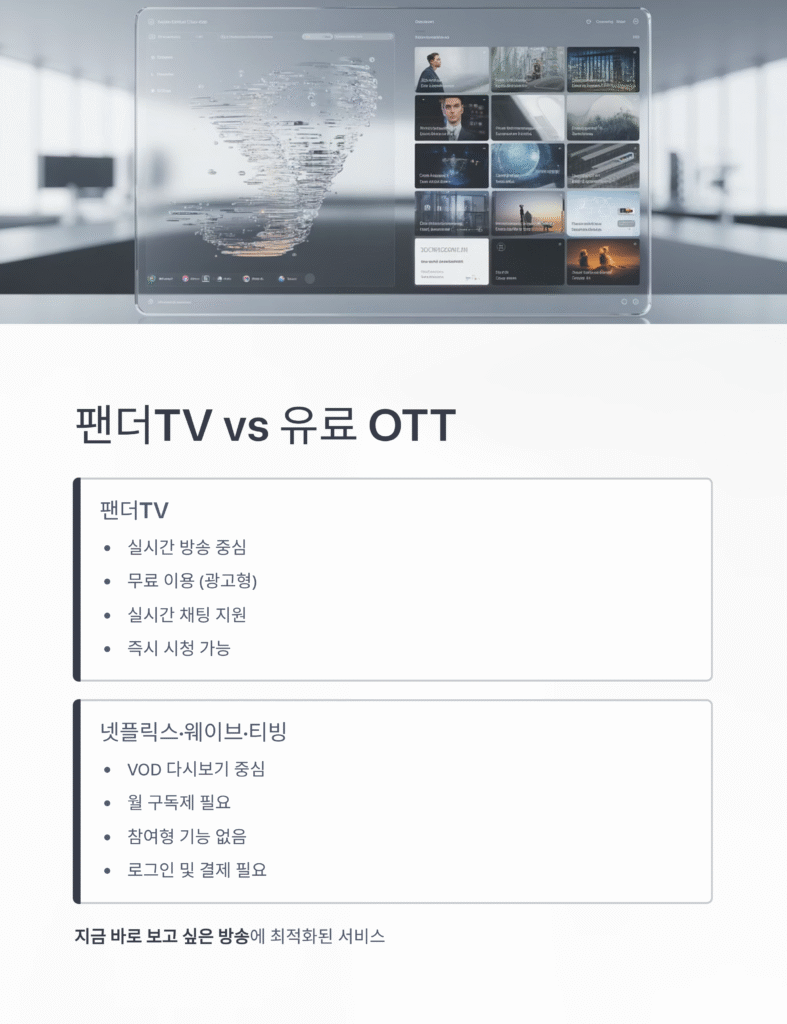 무료한 일상에 활력을! 팬더TV 방송으로 다채로운 즐거움을 만끽하세요 🎉