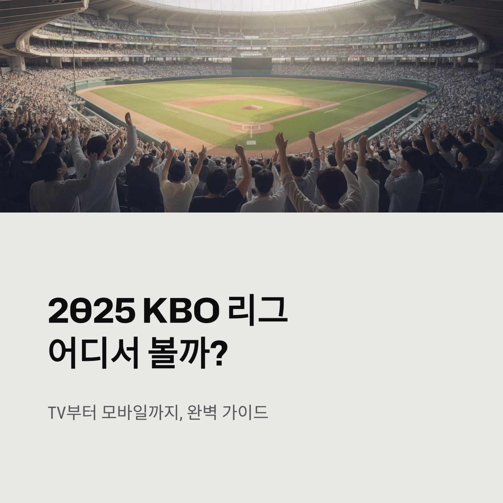 KBO 리그 중계 보는 법, 방송사별 장단점 비교