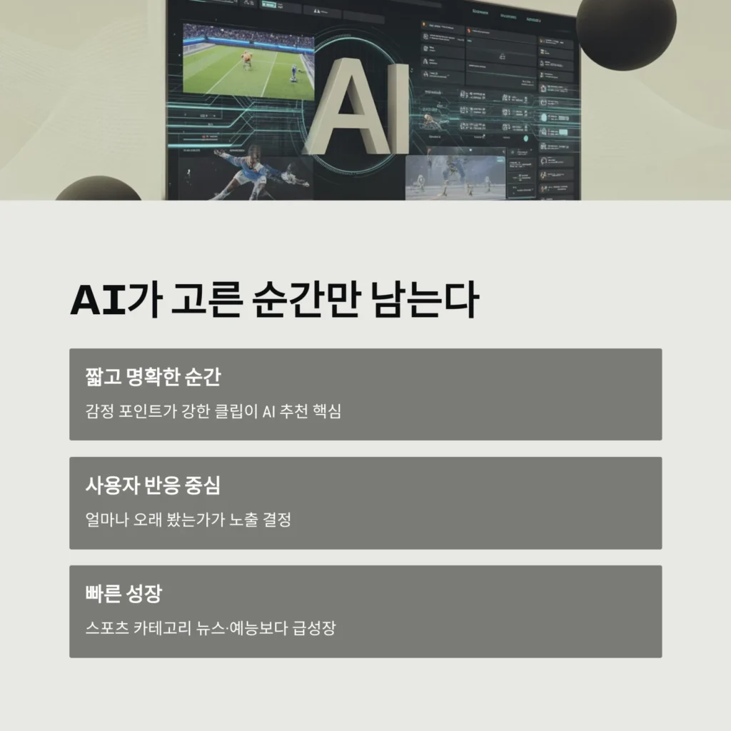 유튜브 스포츠 하이라이트, 알고리즘 타는 법|2025 조회수 폭발 공식