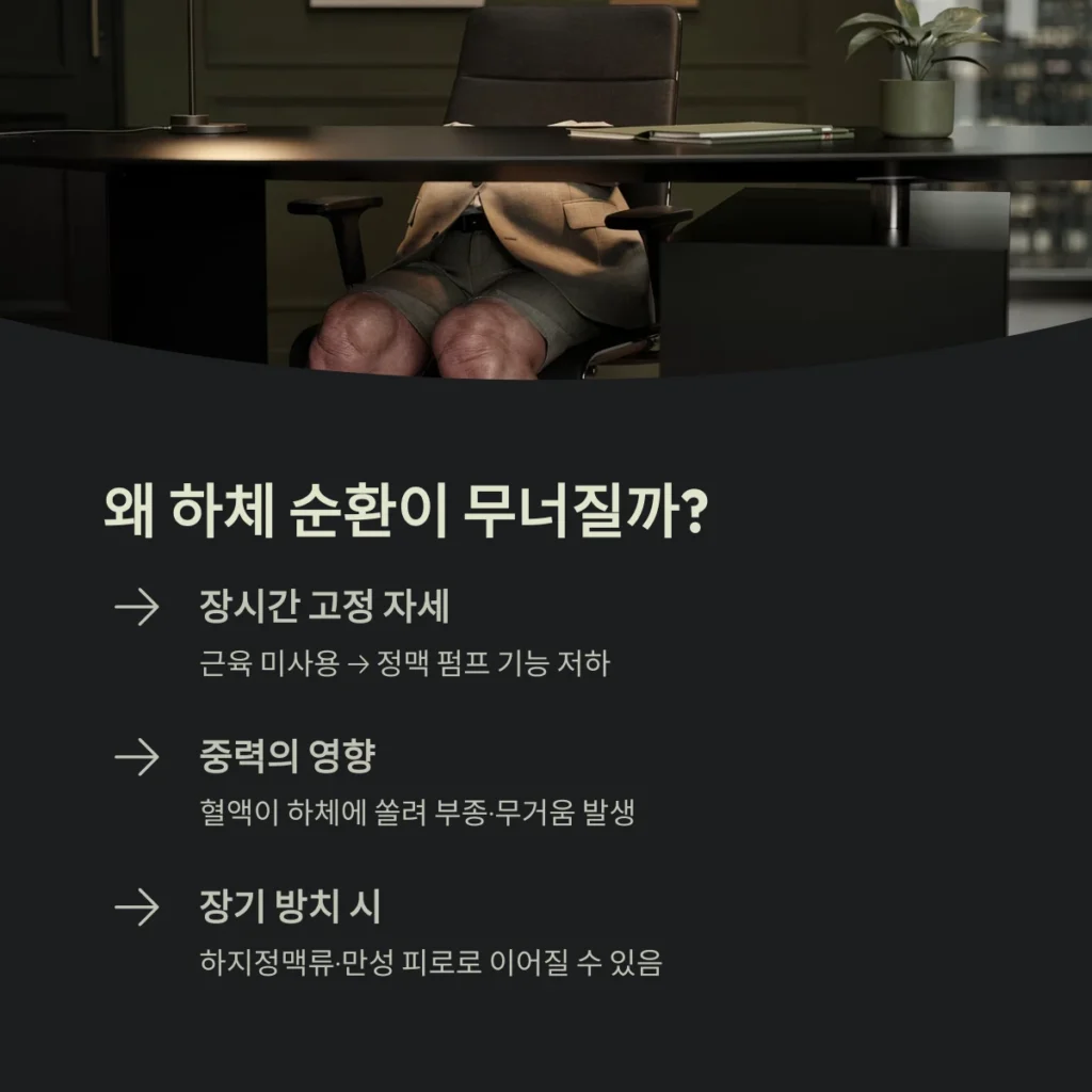 하루 10분으로 가벼워지는 다리, 혈액 순환을 돕는 하체 스트레칭 루틴 완벽 가이드 2 왜 하체 순환이 무너질까?
