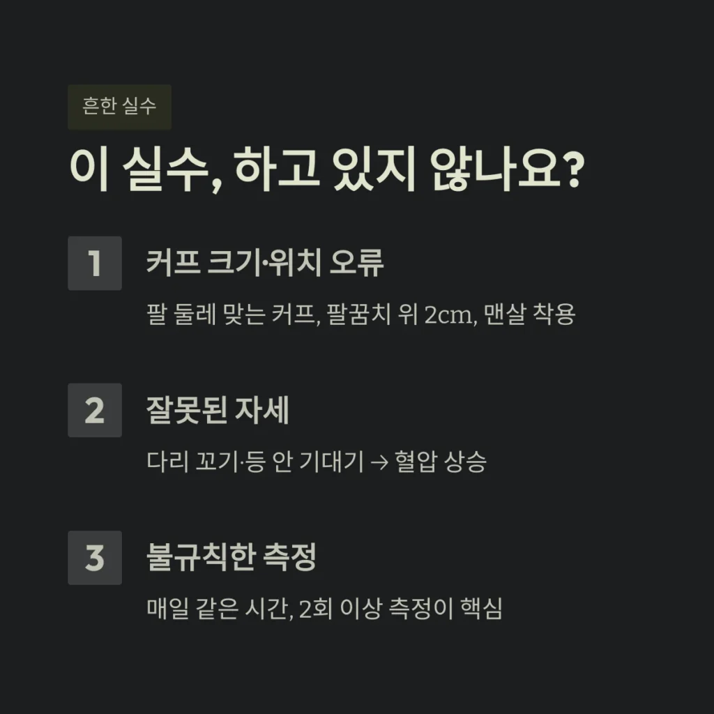 이 실수, 하고 있지 않나요?