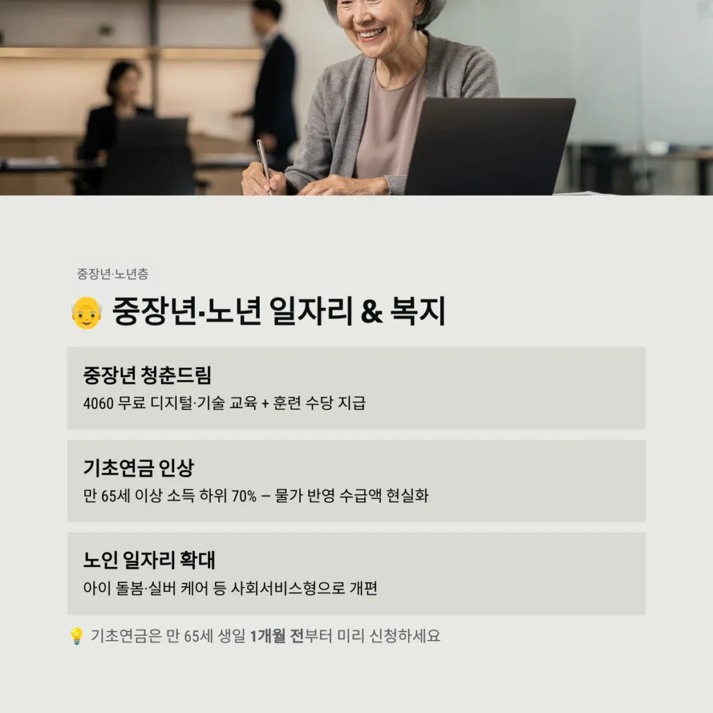 중장년·노년 일자리 & 복지