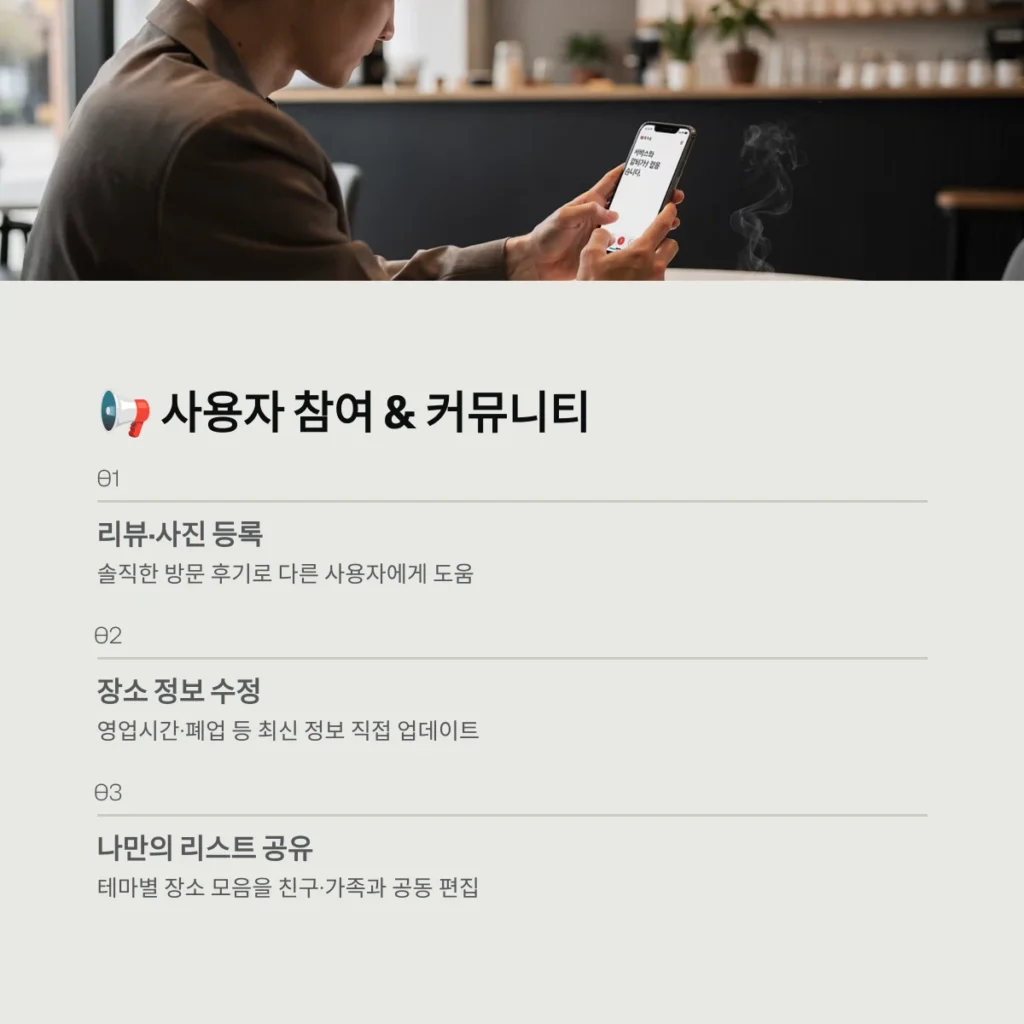 사용자 참여 & 커뮤니티